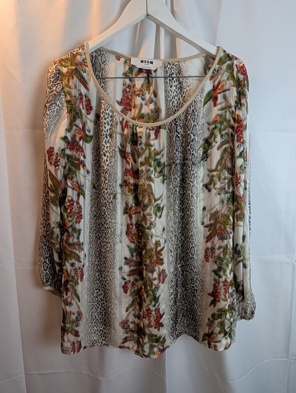 MSGM long-sleeve blouse size M(by measurements) in VGUC